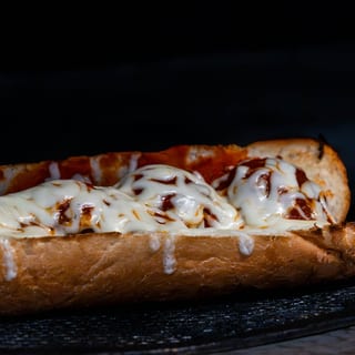 Meatball Parmesan Hot Sandwich