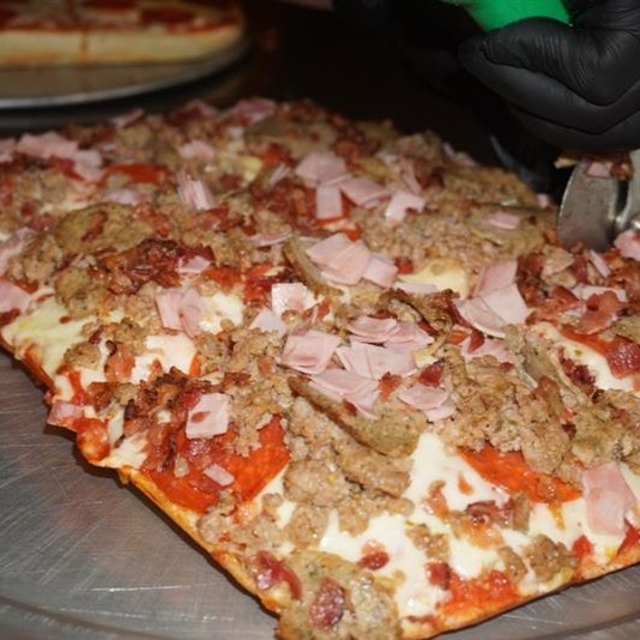 Sicilian Pizza, Meat.