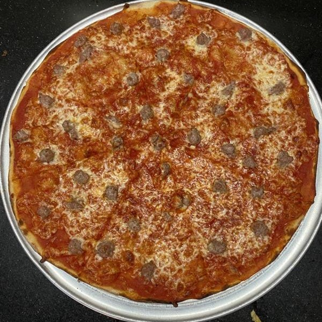 Sausage Pizza.
